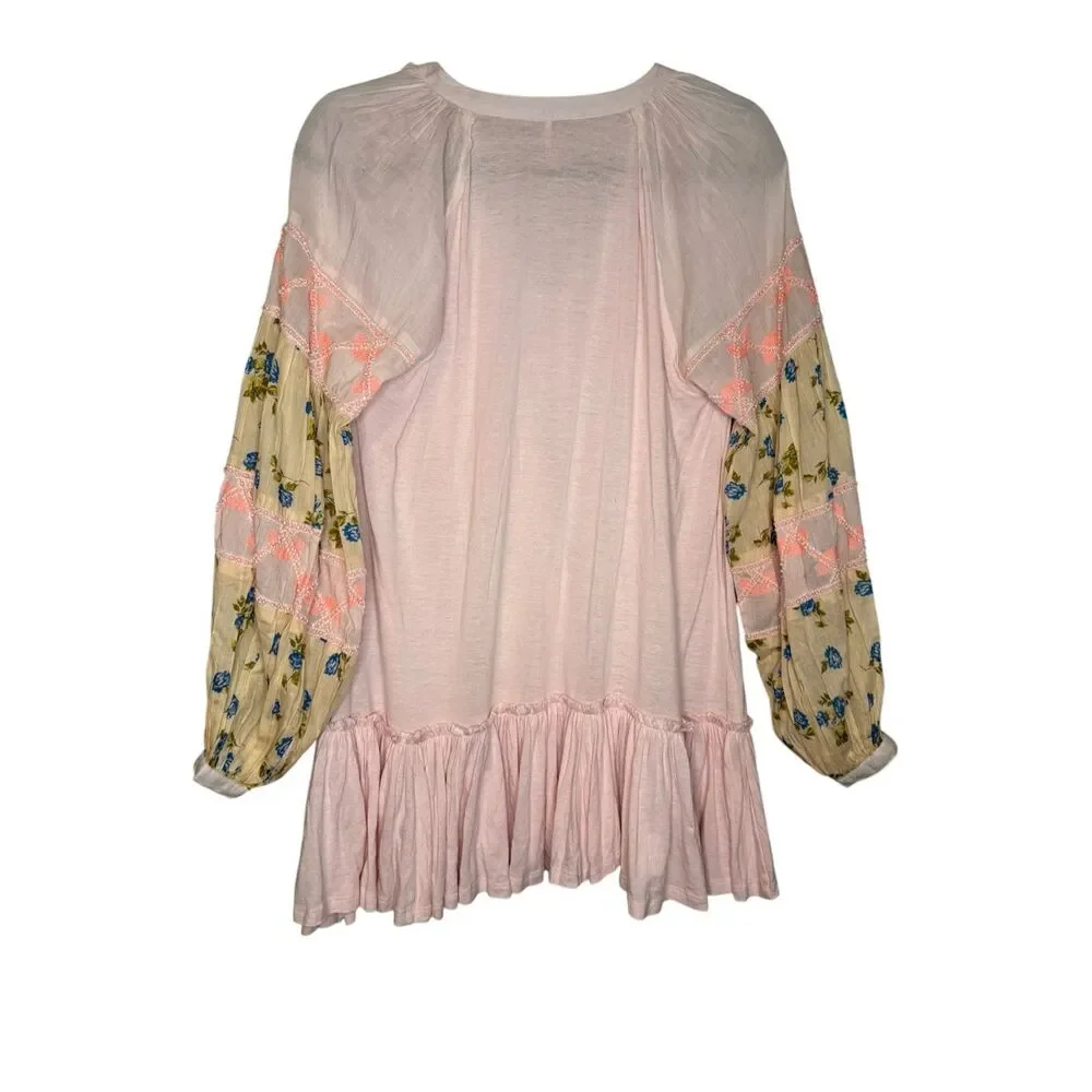 Free People Mix It Up Dress Pink Size XS